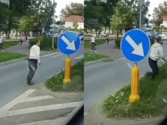 Awantura w Kraśniku o mało nie skończyła się pod kołami autobusu. W sieci pojawiło się nagranie świadka