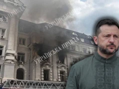 Uderzenie Rosji w centrum Kijowa. "Trafiono w gabinet", Zełenski ogłasza