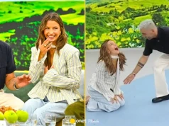 Julia Wieniawa z impetem weszła do studia "Halo tu Polsat". Nagle runęła na ziemię