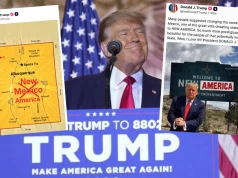 Trumpowi znowu nie podoba się mapa i chce zmienić nazwę stanu "Nowy Meksyk" na "Nowa Ameryka"
