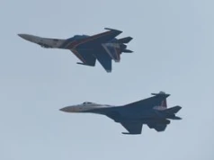 Zderzenie dwóch Su-35 w Rosji. Jeden pilot miał zginąć