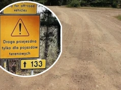 Droga wojewódzka tylko dla terenówek. Absurd na mapie Wielkopolski