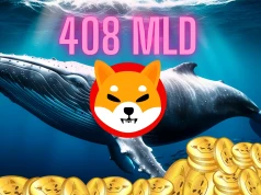 Wieloryb Shiba Inu wraca po 3 latach. 408 mld SHIB trafiło na giełdę