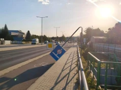 Komu przeszkadzał ten znak? Wandale w akcji na ul. Cieszyńskiej w Wapienicy