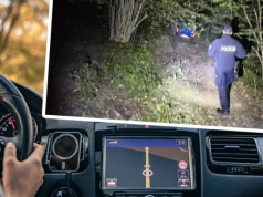 Zaufała nawigacji i utknęła w lesie. Nocna akcja policji