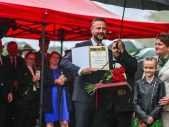 Uroczystości na Wzgórzu Chomińskim Władysław Kosiniak-Kamysz Honorowym Obywatelem miasta