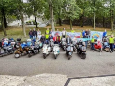 Vespa to nie skuter, to styl życia. Jej miłośnicy z Polski i Niemiec urządzili wspólny przejazd