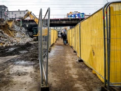 Przebudowa wiaduktu na ul. Francuskiej. Otwarto przejście dla pieszych