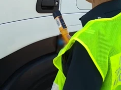 Jechał z transportem soi z Ukrainy pod Łódź. Policja przerwała mu kurs w Radomiu