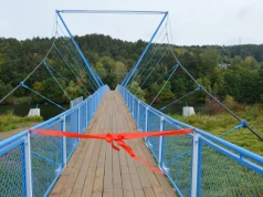 Kładka nad Dunajcem jak nowa. Połączyła Witowice Dolne z Tropiem za niemal milion złotych