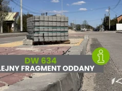 DW634 w Kobyłce przejezdna