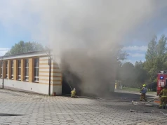 Cieszyn: Autobus miejski w ogniu