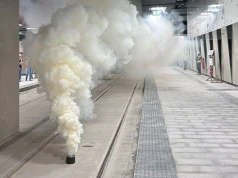 Strażacy sprawdzili nowy tunel tramwajowy w Krakowie
