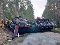 Tragiczny wypadek pod Człuchowem. Nie żyją dwie osoby, są ranni