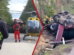 Tragiczny wypadek na trasie Przechlewo–Koczała. Nie żyją dwie osoby