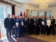 Lubelski policjant wyróżniony w Ambasadzie Austrii za międzynarodową współpracę