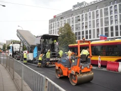 Kolejny etap prac na rondzie Wiatraczna i zwężenie alei Stanów Zjednoczonych