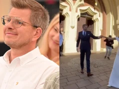 Chajzer wkroczył na parkiet z żoną. Ten utwór wybrali na pierwszy taniec