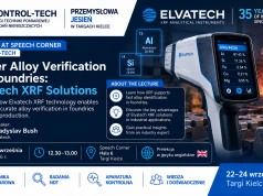 Elvatech na Speech Corner CONTROL-TECH. Jak przyspieszyć weryfikację stopów w odlewniach?