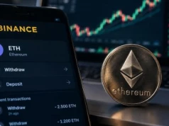 Ethereum masowo znika z Binance