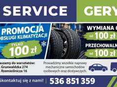 Serwis klimatyzacji lub wymiana opon za 100 zł - Gerys Jaworzno