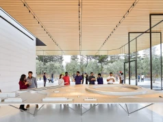 Apple Park Visitor Center traci trójwymiarowy model kampusu