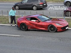 Norweg rozbił Ferrari za 1,5mln złotych na S2. Dostał 5 tys. mandatu