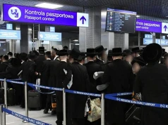 Tysiące chasydów na Podkarpaciu. Lecieli przez Jasionkę do Humania