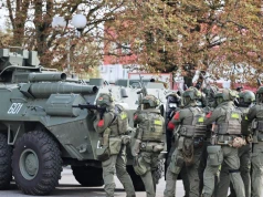 Białoruskie MSW ćwiczy przy granicy z Ukrainą