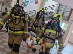 Uczniowie i pracownicy opuścili szkołę, wkroczyli strażacy