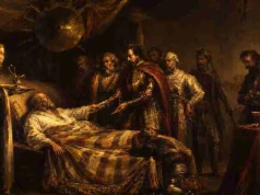 Hetman, który umierał pod Chocimiem.