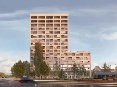 Nowy wieżowiec tuż nad Odrą we Wrocławiu będzie miał 17 kondygnacji i stację mycia psów
