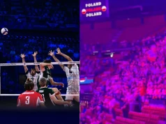 Co za sceny podczas Mazurka Dąbrowskiego na meczu Polaków. Tego w telewizji nie było widać