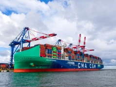 Nowoczesny CMA CGM Pantheon zawinął do Gdańska, a w PLO kolejna zmiana prezesa