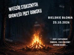 „Szepty lasu” na Bielskich Błoniach. Straszne historie przy prawdziwym ognisku