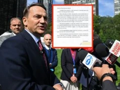Radosław Sikorski opublikował list od autorki gróźb. "Bardzo żałuję"