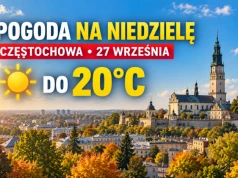 Słoneczna niedziela w Częstochowie. Po chłodnym poranku nawet 20°C!