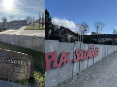 Miejsce protestów i pamięci. Tak powstał Plac Solidarności w Olsztynie