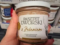 Wypatrzyłam w Lidlu taki pasztet. Po spojrzeniu na skład szybko wrzuciłam go do koszyka