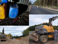 Spuszczali paliwo z maszyn na budowie drogi. Włamywacze zatrzymani