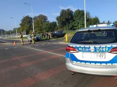 Poranne zderzenie Opla i Dodge’a na rondzie 100-lecia KUL