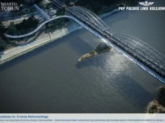 Toruń. Inwestycje PKP za niemal 700 milionów. Będzie m.in. kładka na moście kolejowym