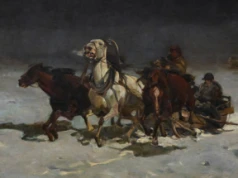 Odzyskany obraz „Zima — Odwrót Napoleona spod Moskwy" trafił do Muzeum Narodowego w Warszawie
