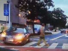 O krok od tragedii. 23-latek odpowie przed sądem. Wszystko nagrała kamera samochodowa