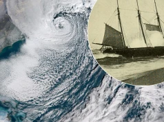Nor'easter sieje zamęt w USA. Potężna burza odsłoniła wrak