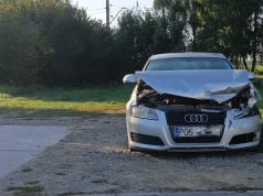 Zderzyli się przed przejazdem kolejowym