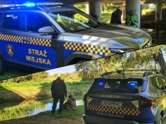 Mężczyzna leżał nad rzeką w Białej Podlaskiej. Mieszkaniec zaalarmował straż miejską