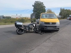 Wypadek na DK62. Ranny motocyklista. Lądował śmigłowiec LPR