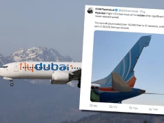 Zdjęcie ogona boeinga flydubai mówi wszystko. Eksperci pod wrażeniem, że maszyna się nie rozpadła