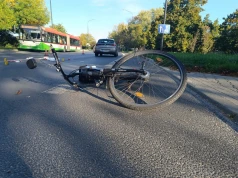 Poważny wypadek w Lublinie. Rowerzysta w ciężkim stanie trafił do szpitala